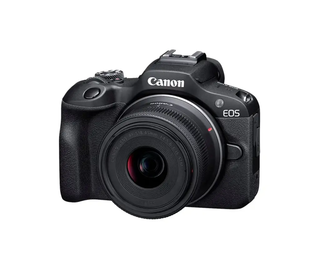 Canon - EOS R100 4K Video Mirrorless Lens Black